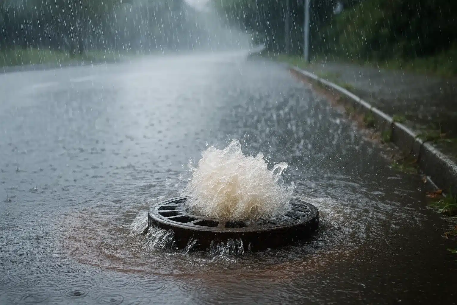 Starkregen Kanalisation: Belastung durch Extremwetter