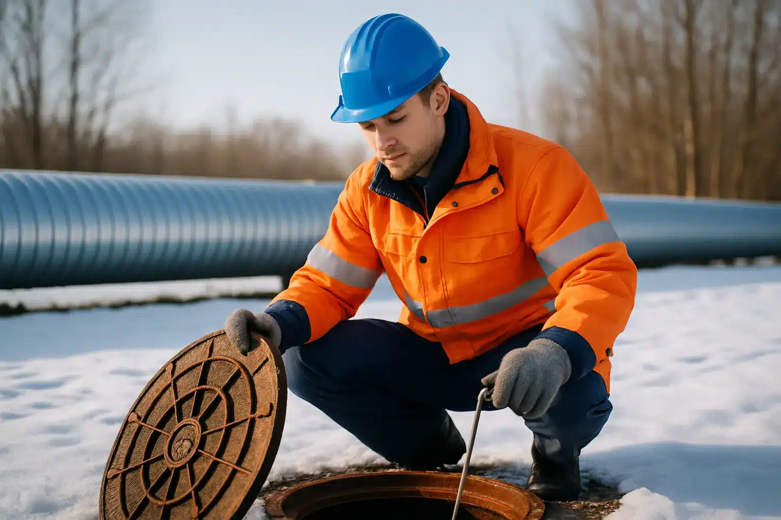 Frostschutz Abwassersystem: Winterschutz für Kanäle