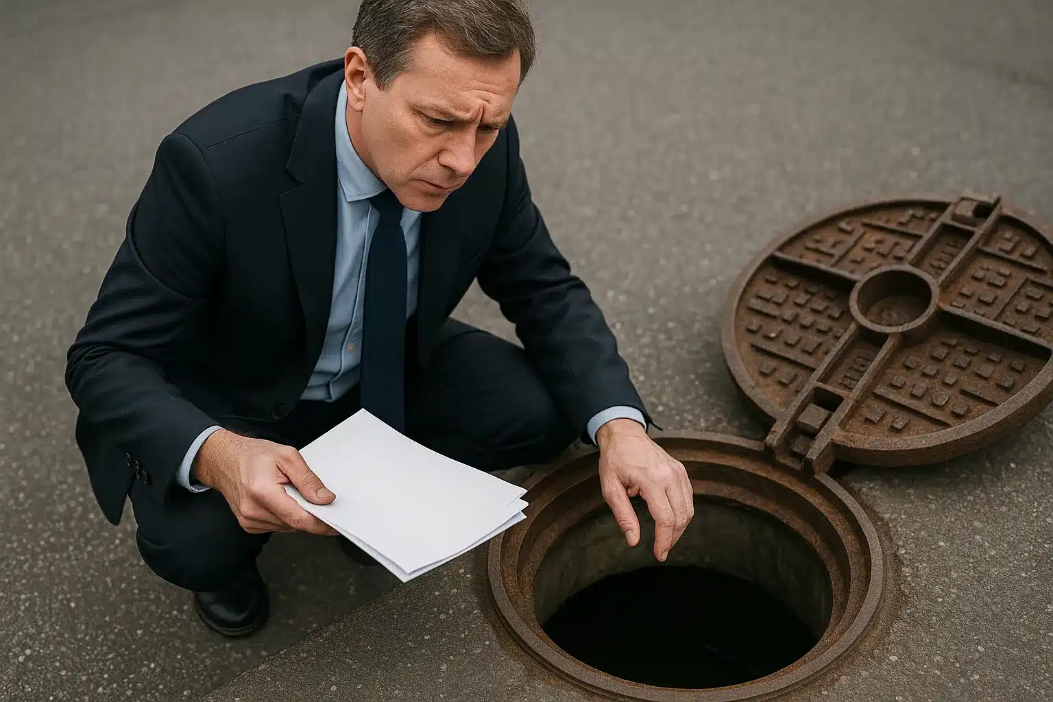 Slug: entwaesserungsanlagen-pflichten-rechtliche-schwachstellen

Meta Title: Entwässerungsanlagen Pflichten: Rechtliche Schwachstellen

Meta Description: Über 50 Jahre Erfahrung zeigen: Diese rechtlichen Pflichten bei älteren Entwässerungsanlagen müssen Sie kennen. Jetzt Haftungsrisiken vermeiden! Fotorealistisches und themen passendes bild. dezent, seriös, professionell, wenig oder kein text um fehler zu vermeiden. 
