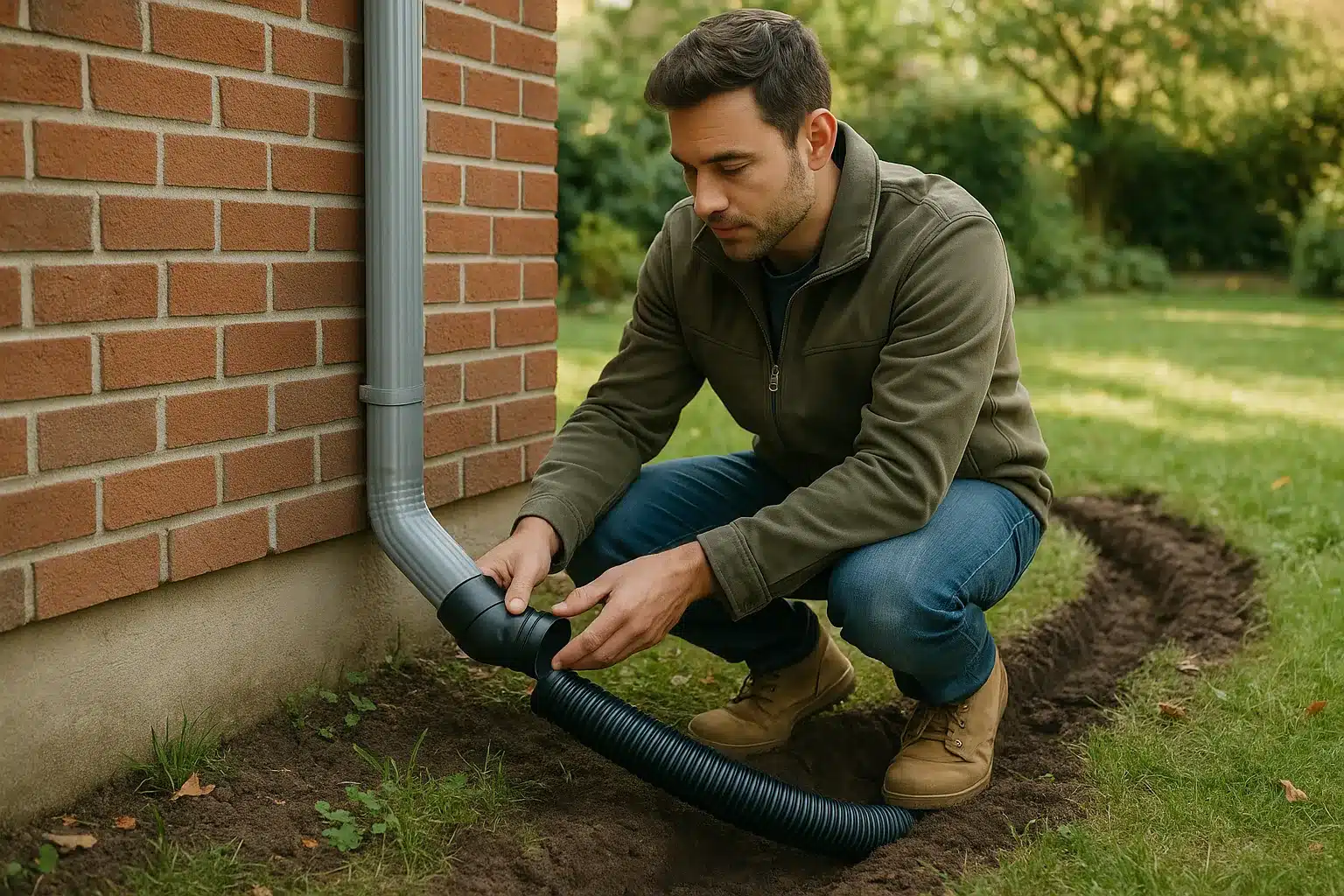 Regenwasser richtig ableiten: Schritt-für-Schritt Anleitung